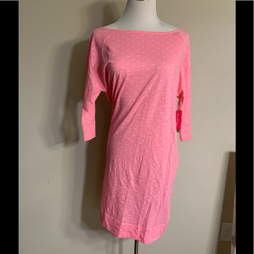 Lilly Pulitzer Cassie Pink Dot Dress